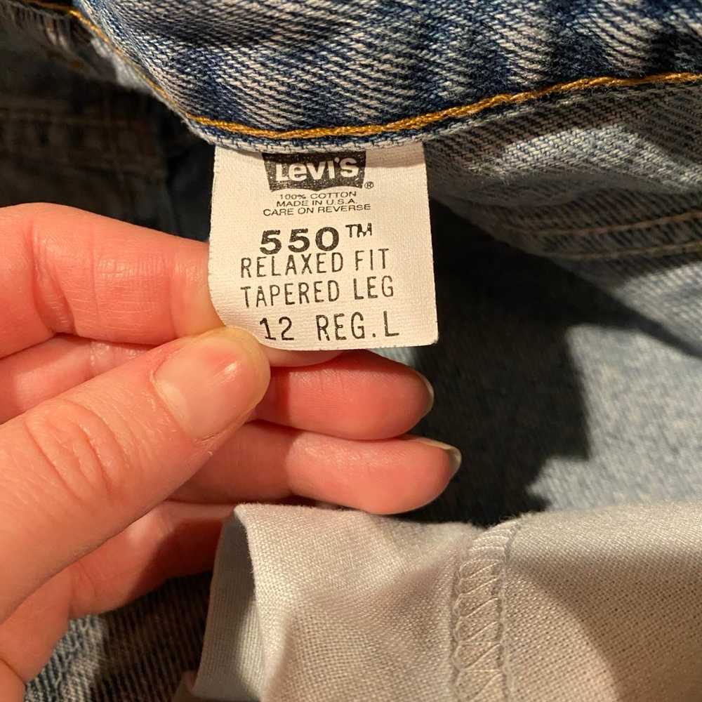 Vintage 550 Levi Jeans - image 4