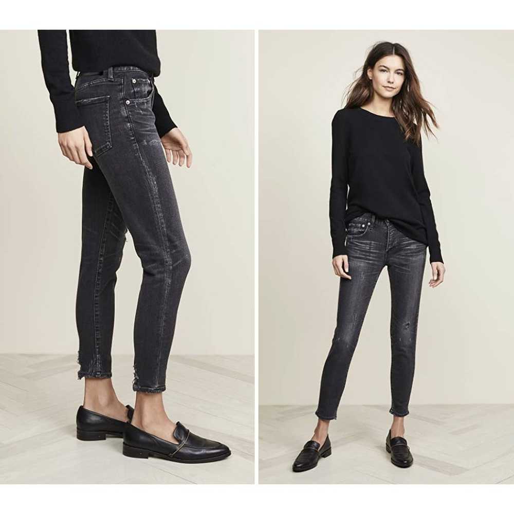 Moussy Vintage 25 VELMA Skinny Jeans Mid Rise Dis… - image 3