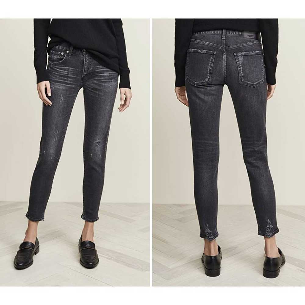 Moussy Vintage 25 VELMA Skinny Jeans Mid Rise Dis… - image 5