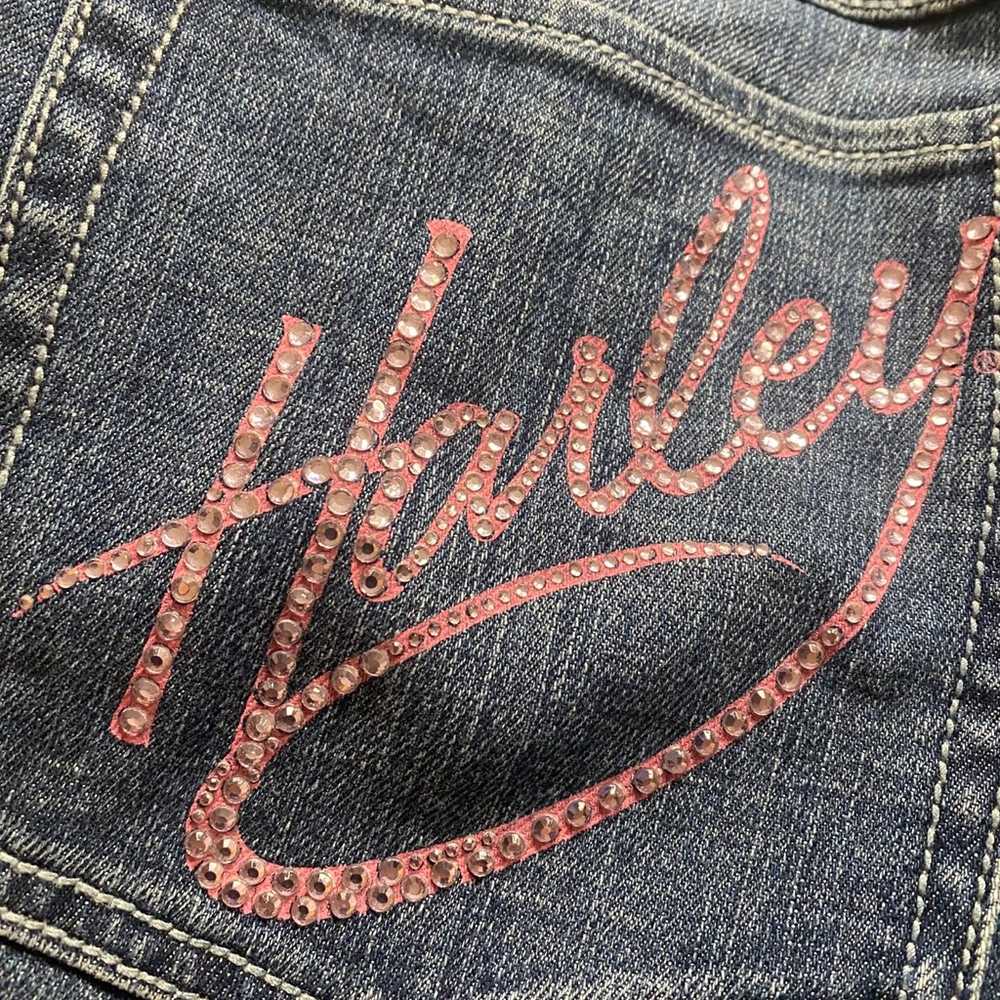 Harley Davidson Womens  Embellished Bling Rhinest… - image 2