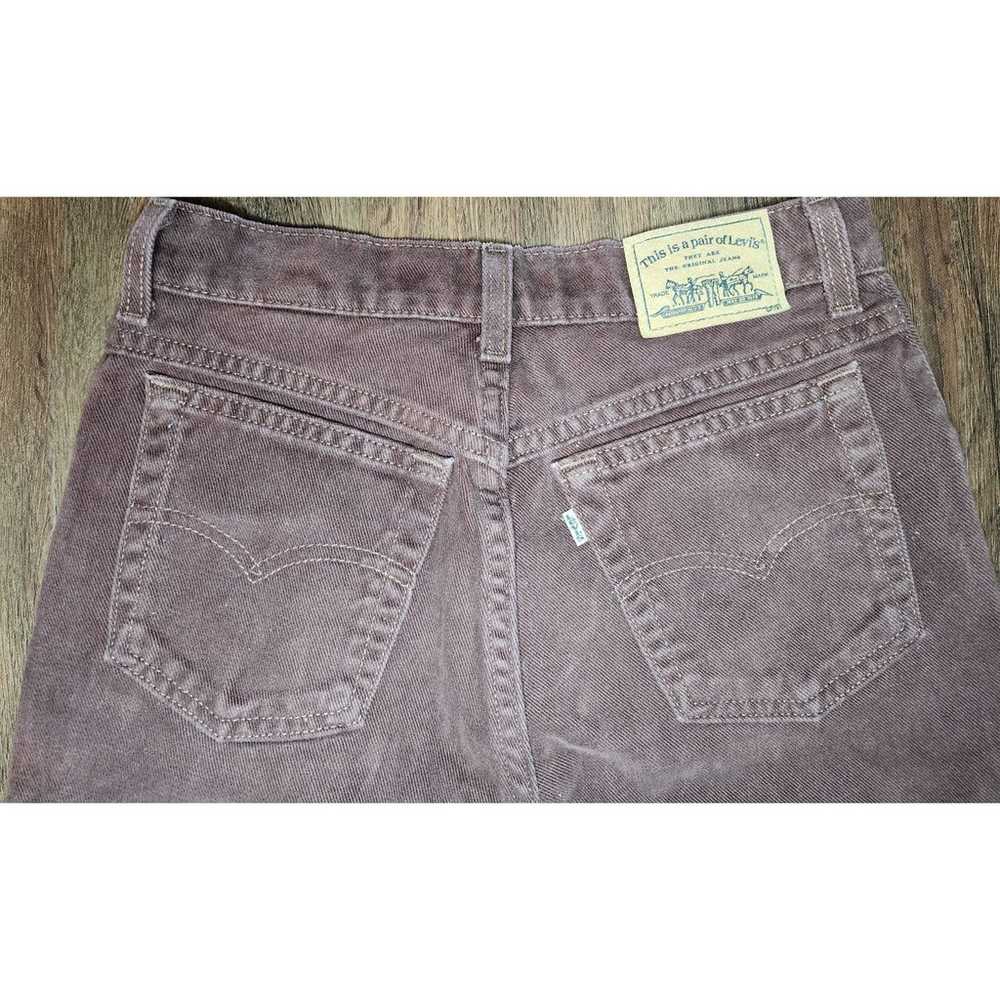 Vintage Red Levi's 900 Series Silver Tag Size 9 W… - image 5