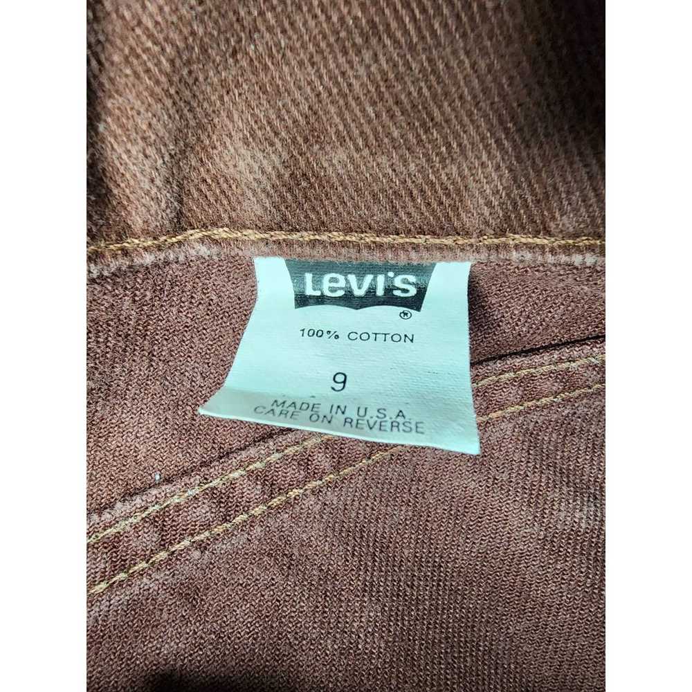 Vintage Red Levi's 900 Series Silver Tag Size 9 W… - image 7