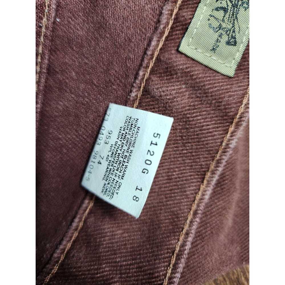 Vintage Red Levi's 900 Series Silver Tag Size 9 W… - image 8