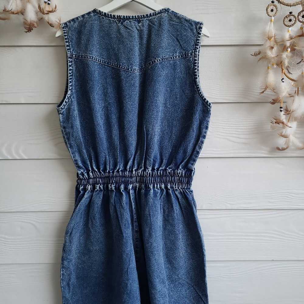 80s Vintage Denim Overall - image 6