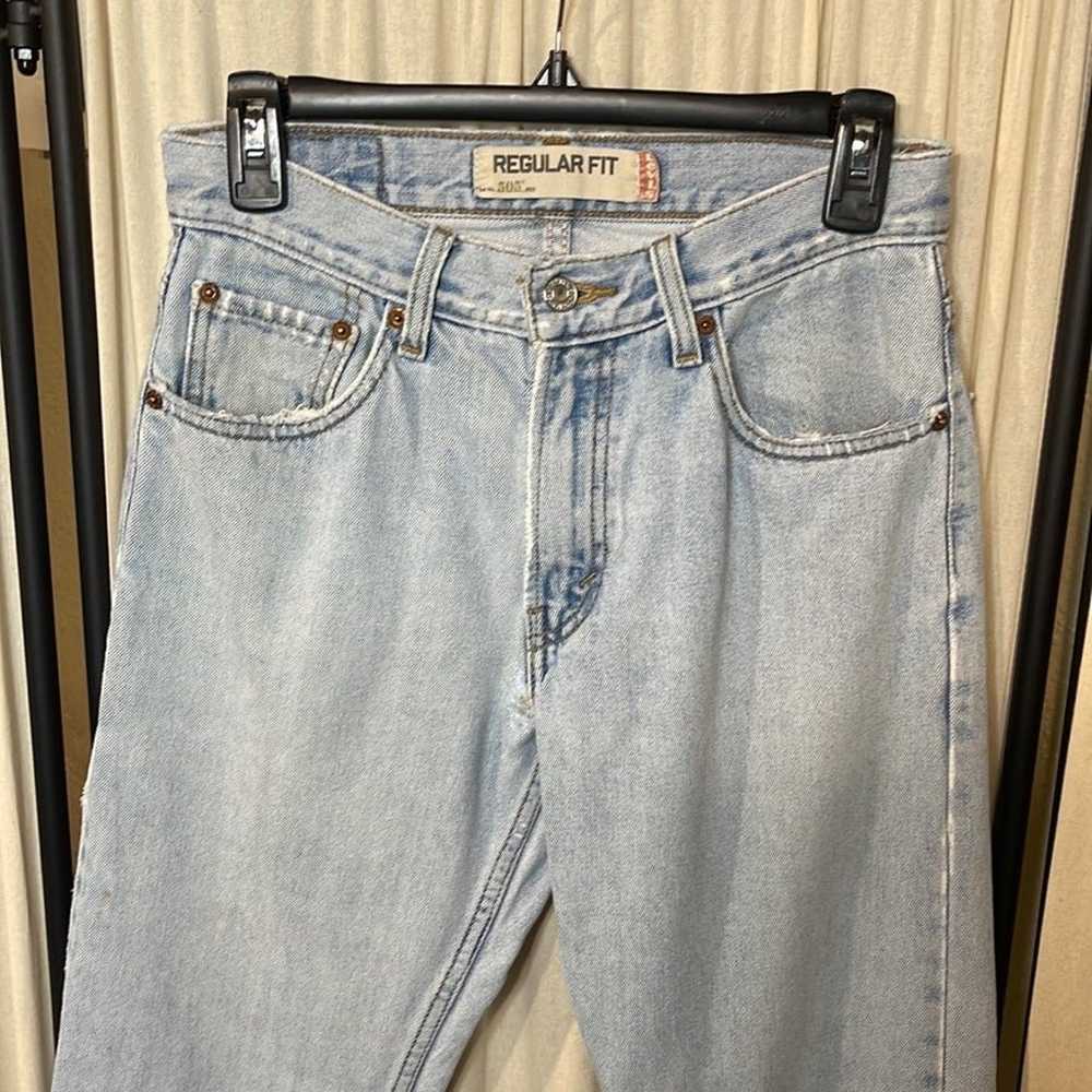 VINTAGE DISTRESSED LEVI’S 505 UNISEX- W29xL32 - image 3