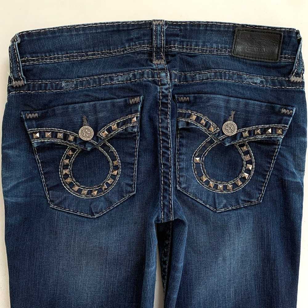 Vintage Big Star Y2K Studded Faded Dark Distresse… - image 2