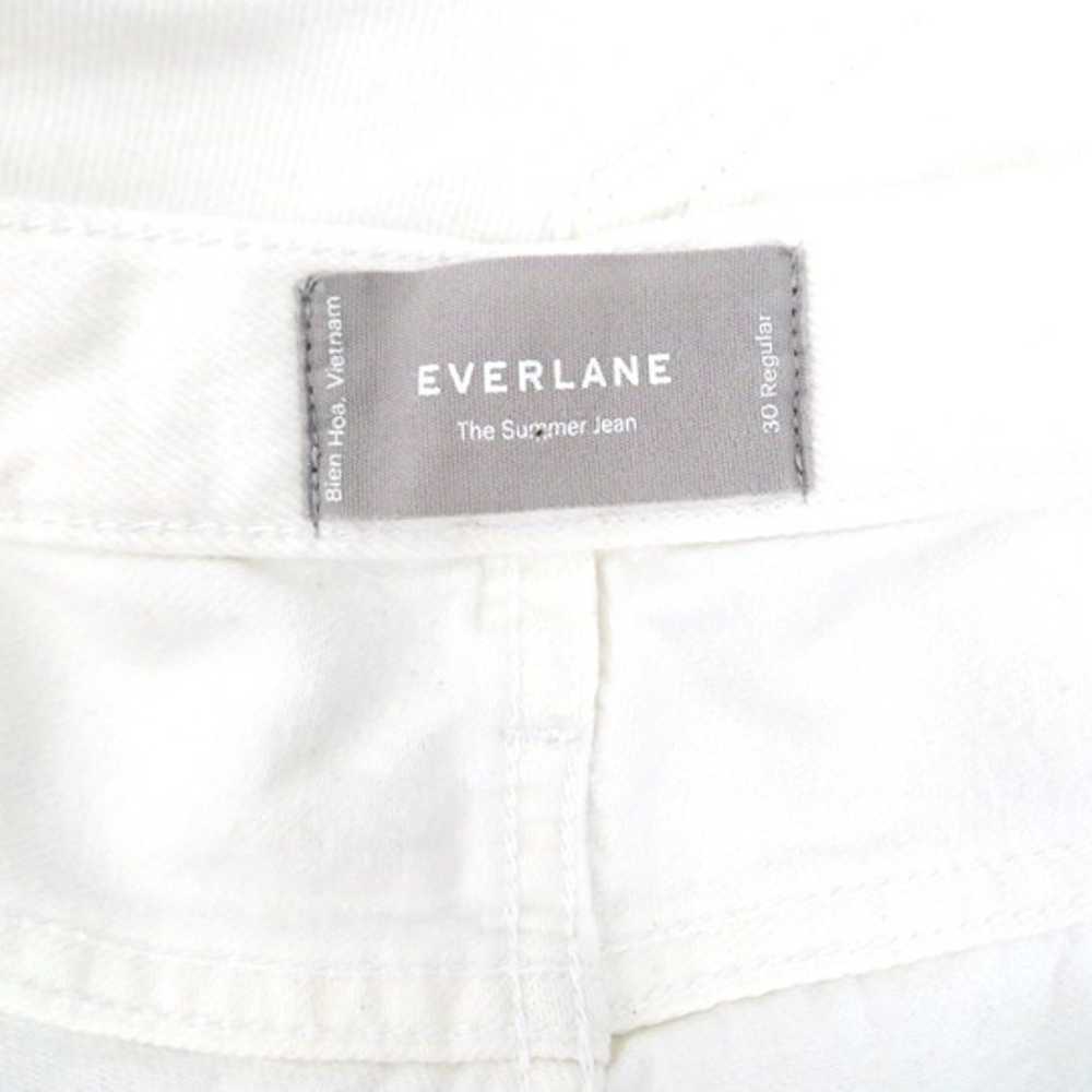 Everlane Summer Jean Denim Jeans White SZ 30 - image 11