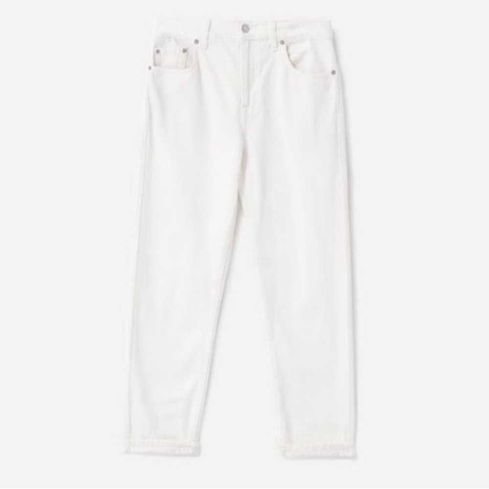 Everlane Summer Jean Denim Jeans White SZ 30 - image 7