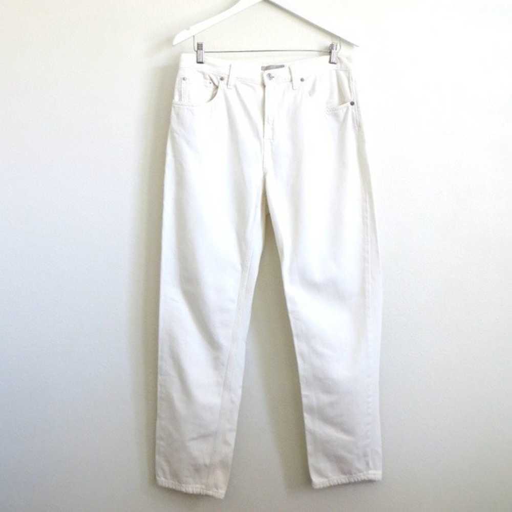 Everlane Summer Jean Denim Jeans White SZ 30 - image 8