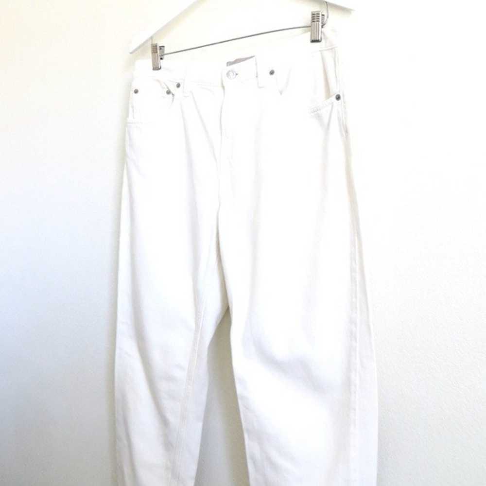 Everlane Summer Jean Denim Jeans White SZ 30 - image 9