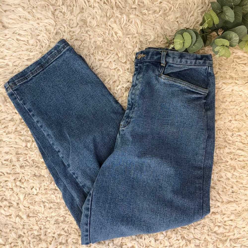 Vintage High waisted cropped jeans - image 1