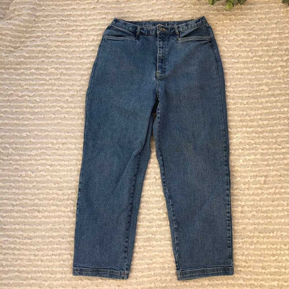 Vintage High waisted cropped jeans - image 2