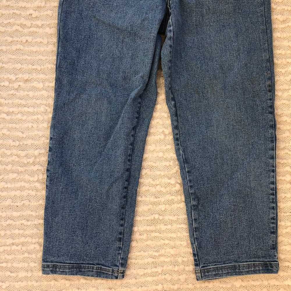 Vintage High waisted cropped jeans - image 3