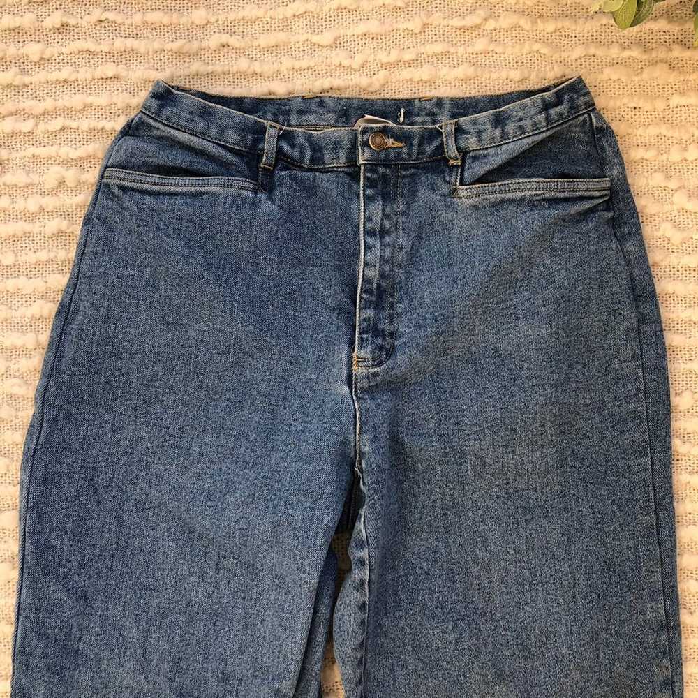 Vintage High waisted cropped jeans - image 4