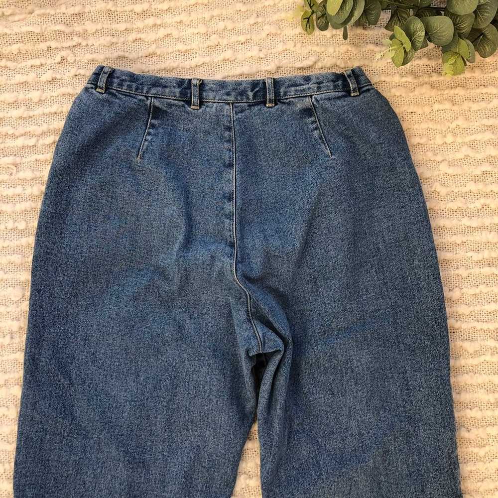 Vintage High waisted cropped jeans - image 7