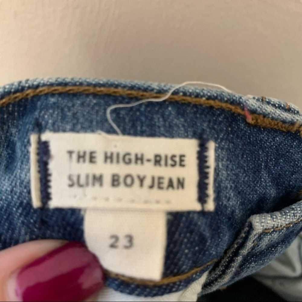 Madewell The High-Rise Slim Boyjean - image 10