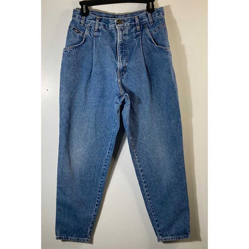 Womens Vintage Chic High Rise Mom Jeans Blue 28 C… - image 1