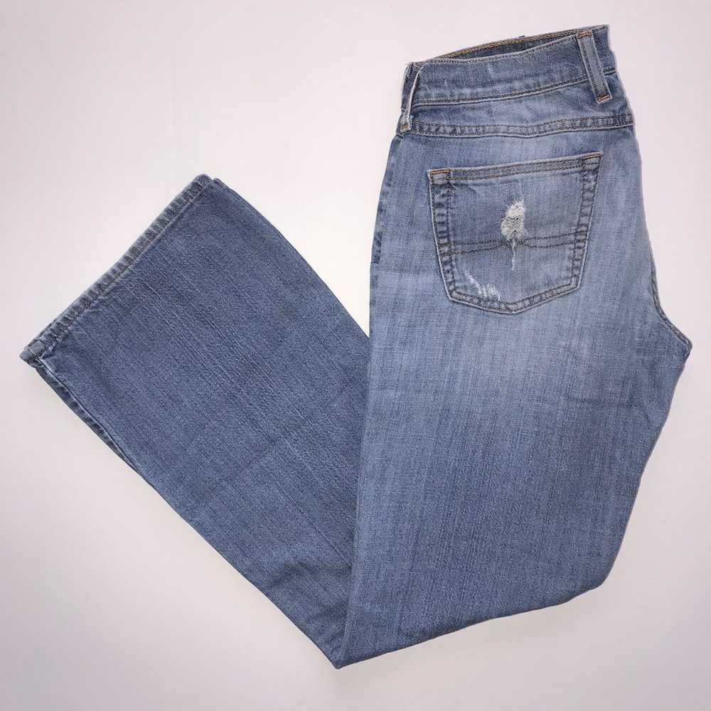 LUCKY BRAND Jeans Women 8 Blue Denim Y2K Dungaree… - image 2