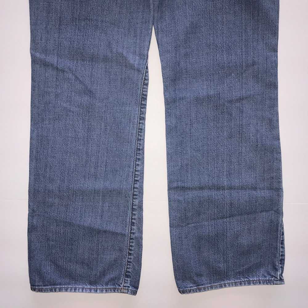 LUCKY BRAND Jeans Women 8 Blue Denim Y2K Dungaree… - image 8