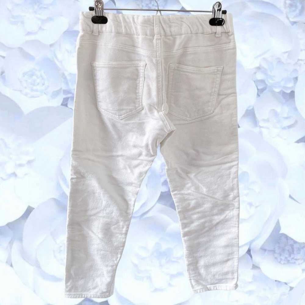 "Beams Heart" Denim Pants/Jeans [F] White - Elast… - image 2