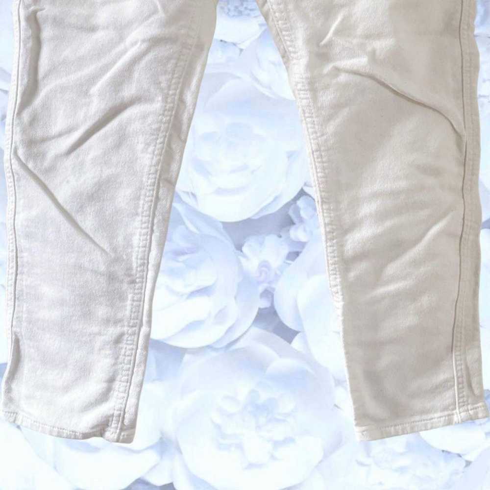 "Beams Heart" Denim Pants/Jeans [F] White - Elast… - image 4