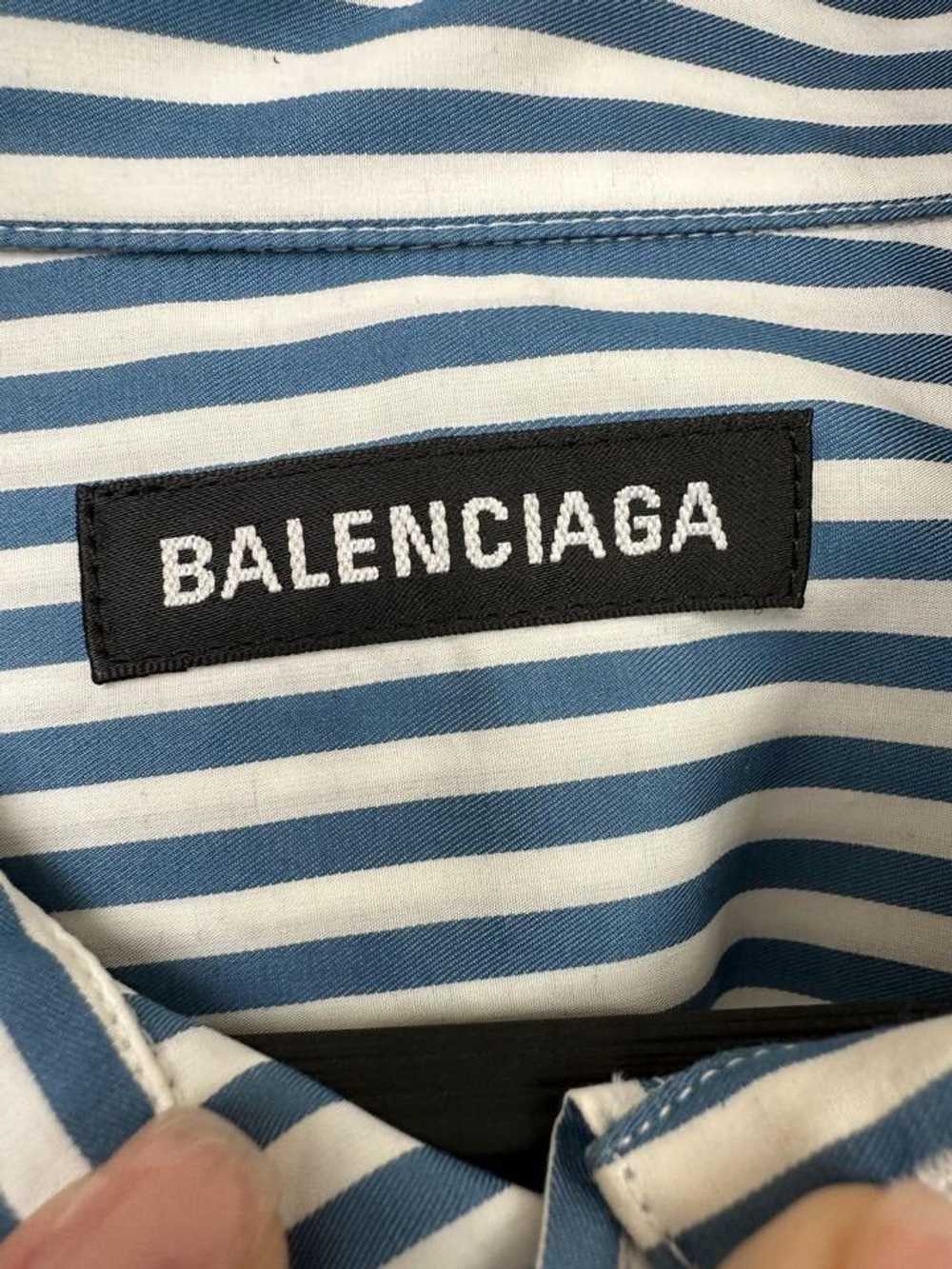 Balenciaga Balenciaga Oversized White Line Blue L… - image 7