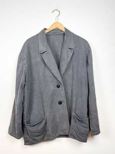 Japanese Brand Vintage French Canvas Blazer