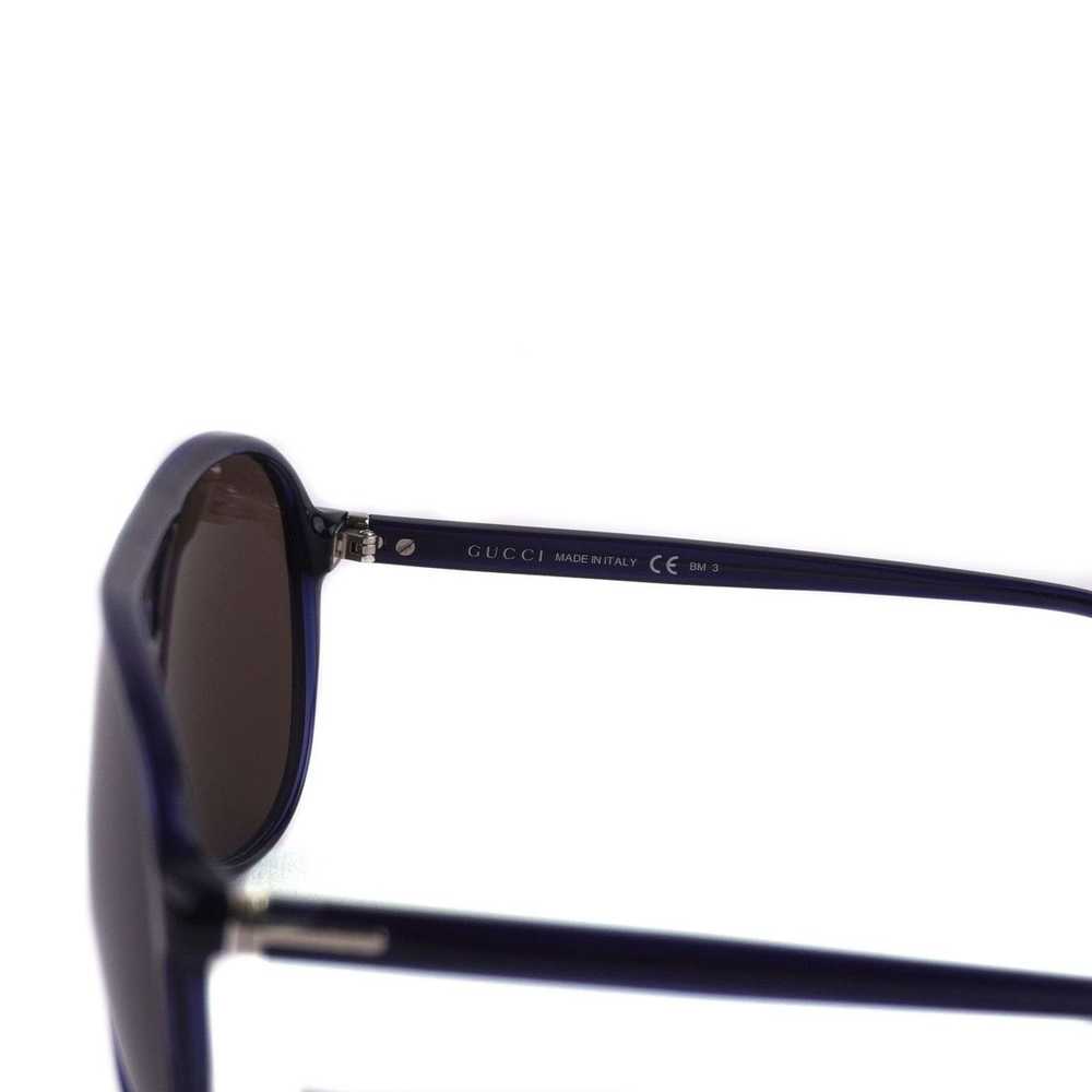 Gucci Gucci GG1026/S UV Dark Blue Aviator Pilot S… - image 4