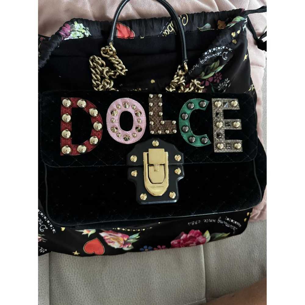 Dolce & Gabbana Lucia velvet crossbody bag - image 3