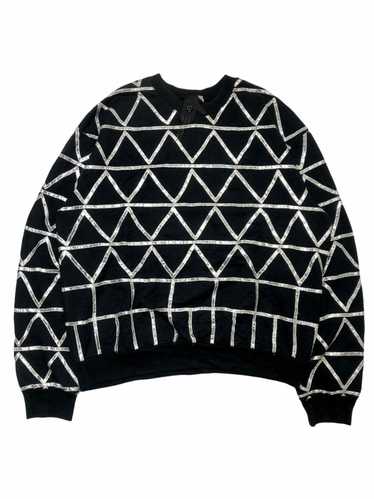 Bernhard Willhelm Metalic Triangle Patterned Sweat