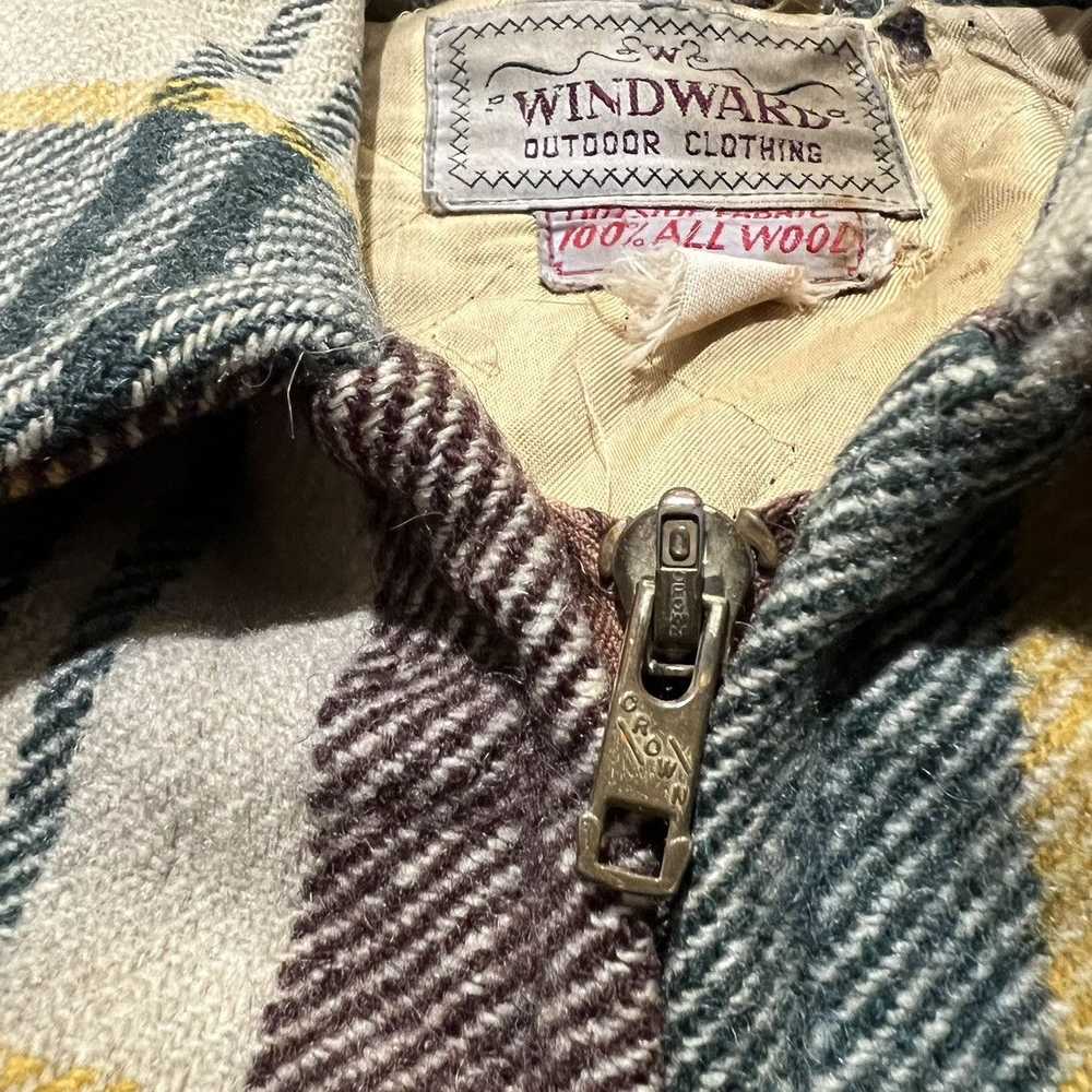 Rare × Vintage VTG 1950s Windward Wool Green Plai… - image 7