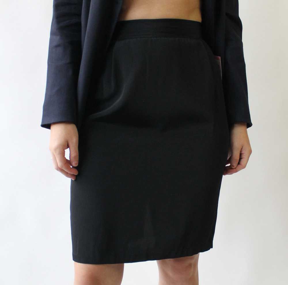 90s Black Pencil SKirt - image 1