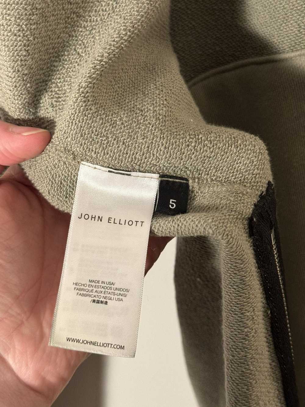 John Elliott Villain Hoodie Sage XXL (Rare Size) - image 7