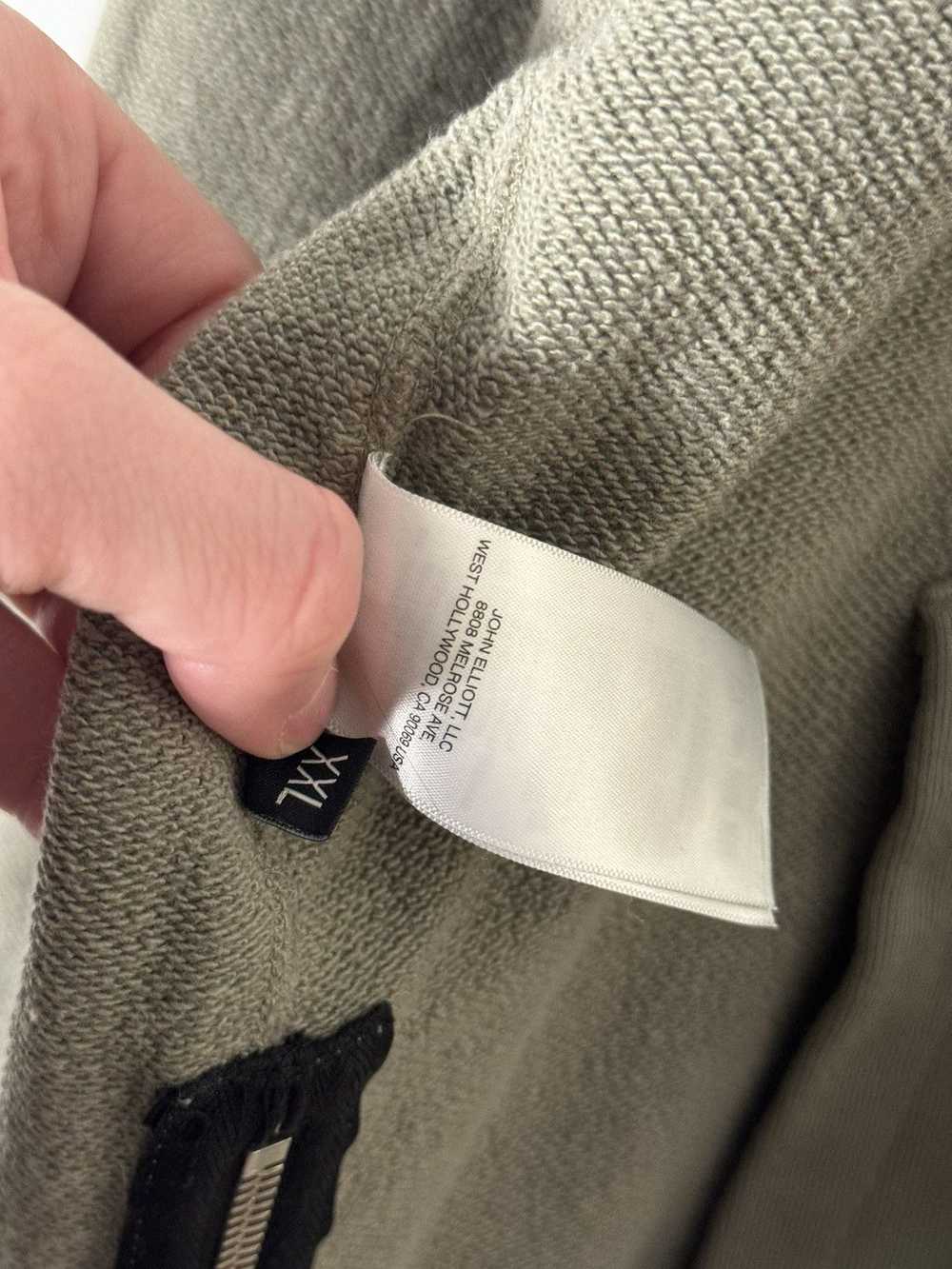 John Elliott Villain Hoodie Sage XXL (Rare Size) - image 8