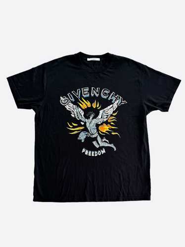 Givenchy Givenchy Black Freedom Graphic T-Shirt