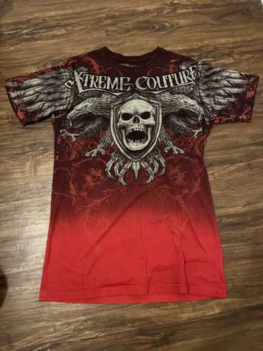 Affliction × Vintage Xtreme couture skull shirt