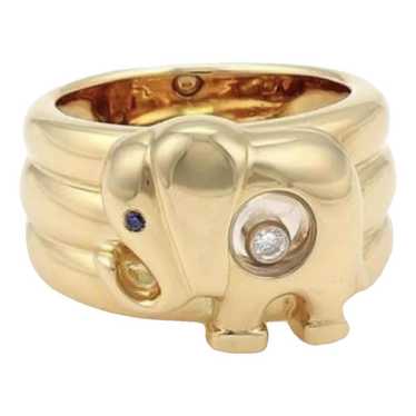 Chopard Happy Diamonds yellow gold ring