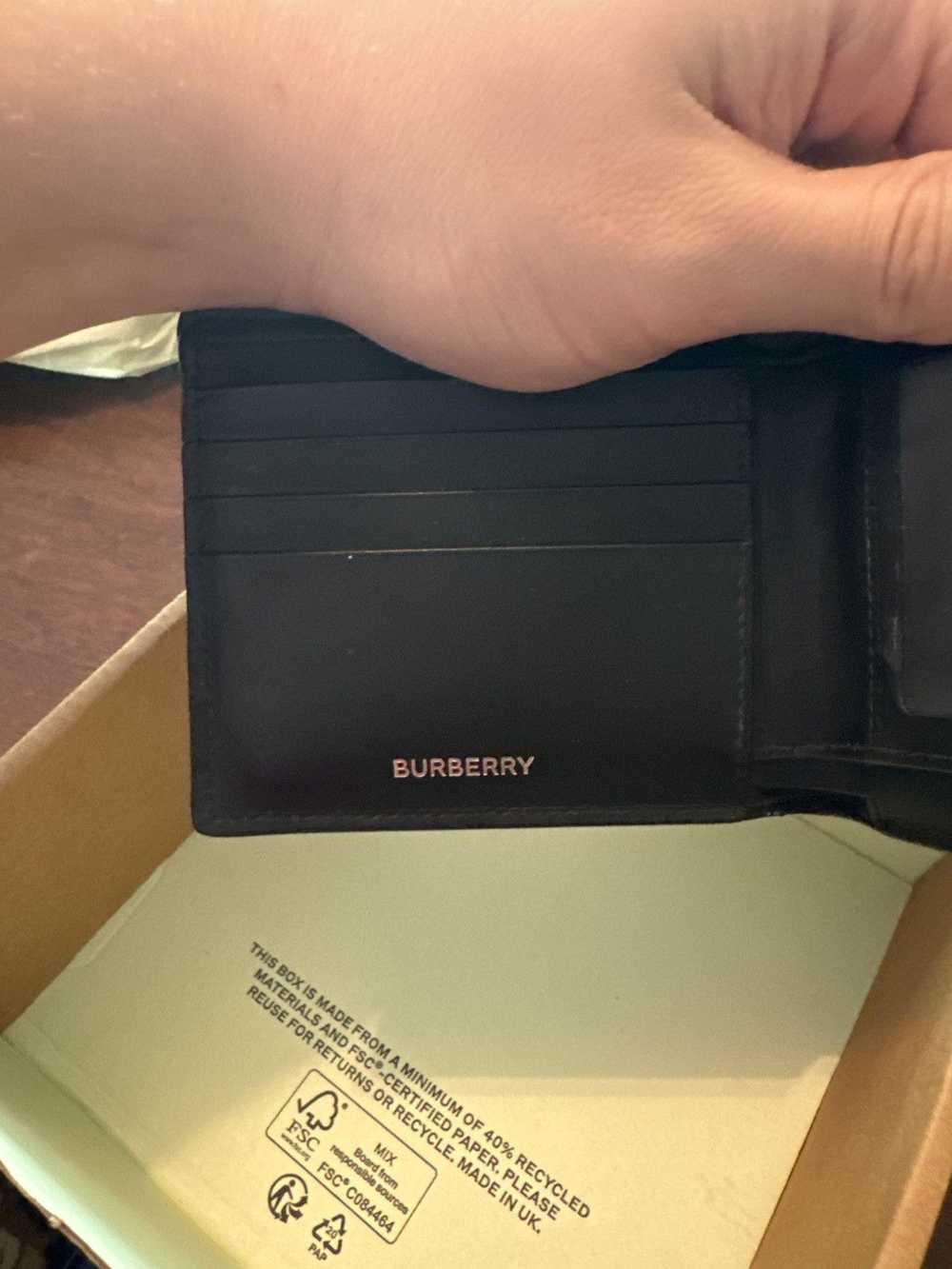 Burberry Check Slim Bifold Wallet With ID Holder - image 9