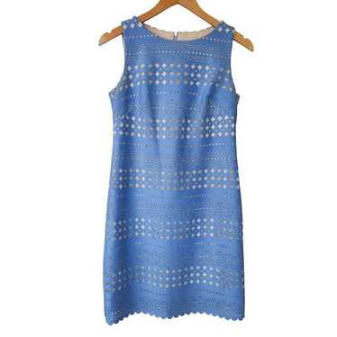 Designer Eliza J Blue Sleeveless Cocktail Dress Si