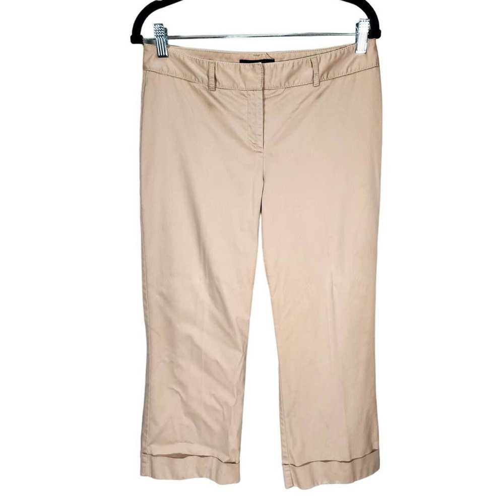 Designer The Limited Stretch Khaki Capri Cropped … - image 1