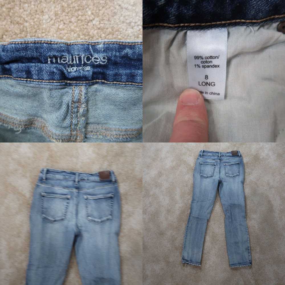 Vintage Maurices Skinny Jeans High Rise Women's 8… - image 4