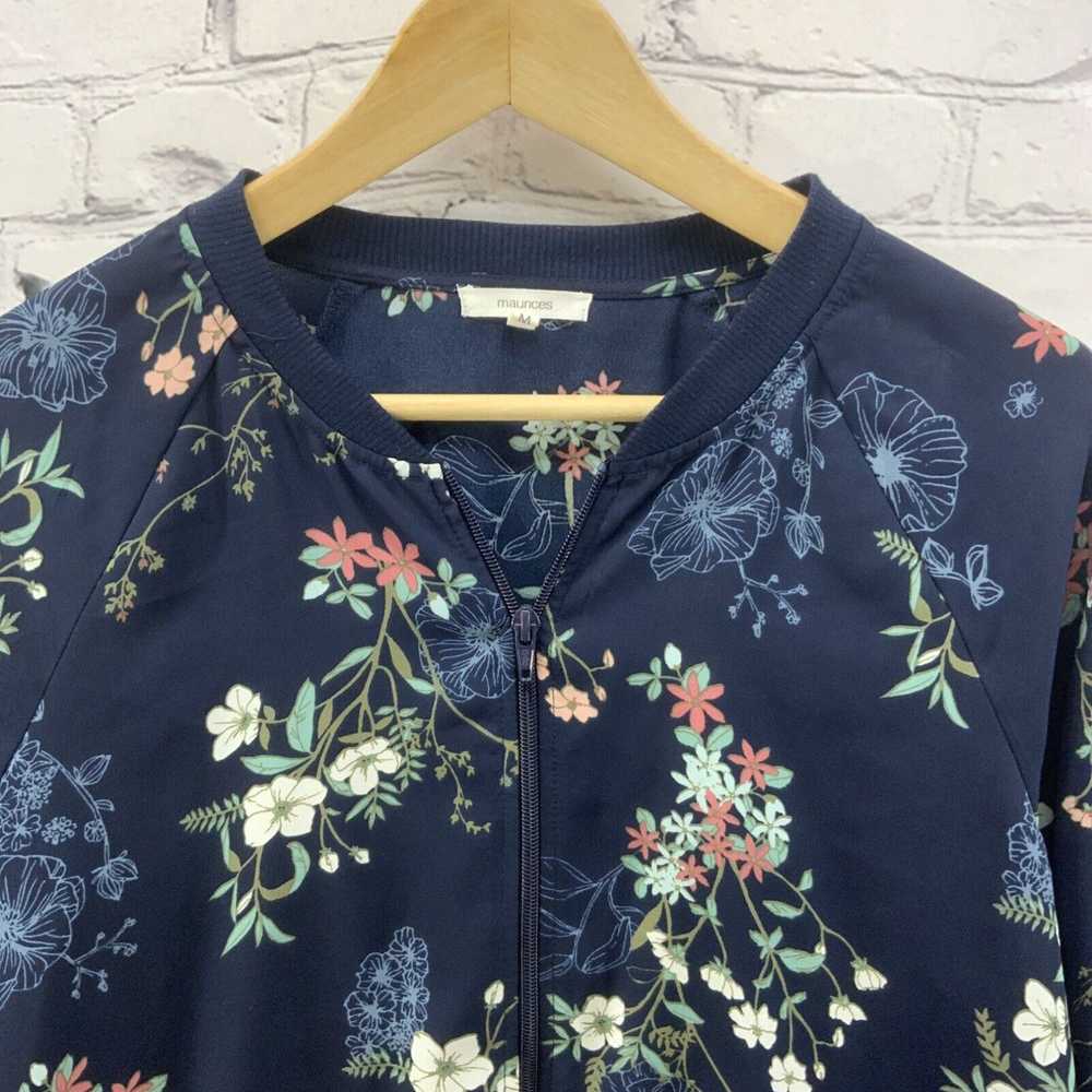 Vintage Maurices Jacket Womens Sz M Floral Print … - image 2