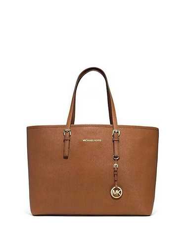 Designer MICHAEL KORS Jet Set Travel Saffiano Leat