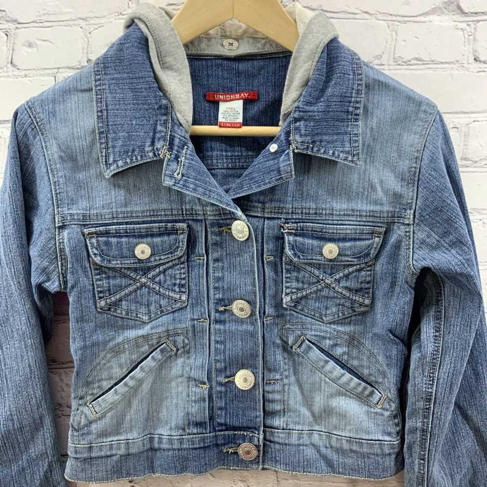 Union Bay Union Bay Cropped Denim Jacket Sz S But… - image 3