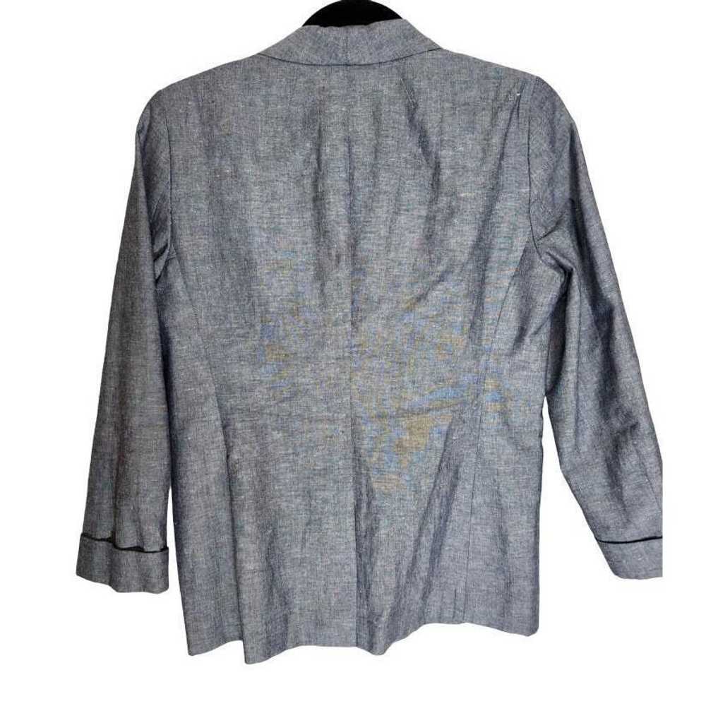 J.Crew J.Crew Womens Cotton/Linen Blazer Size 6P - image 2