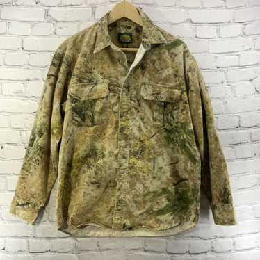 Vintage Cabelas Camo Shirt Mens Sz M Long Sleeve … - image 1