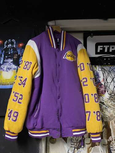 Vintage Lakers Championship Jacket Preowned XLarge