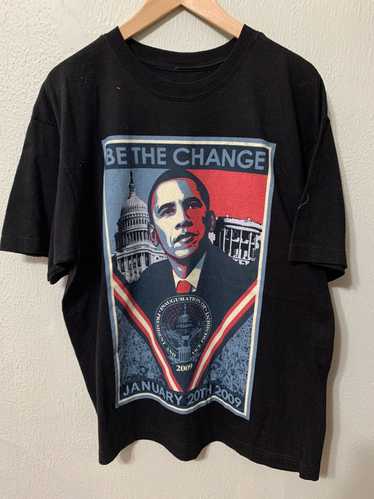 Streetwear × Tee Shirt × Vintage Vintage Obama Be… - image 1