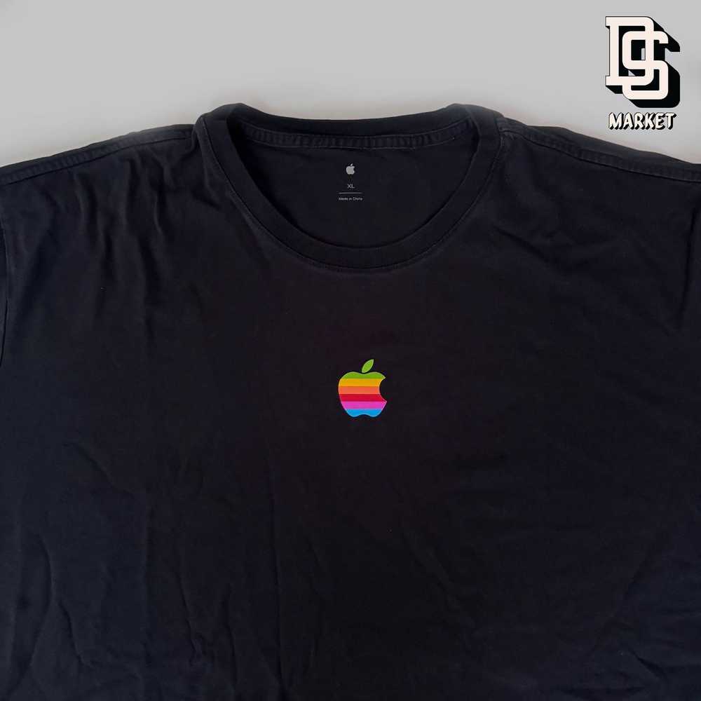 Apple APPLE RETRO RAINBOW LOGO TEE APPLE EMPLOYEE… - image 1