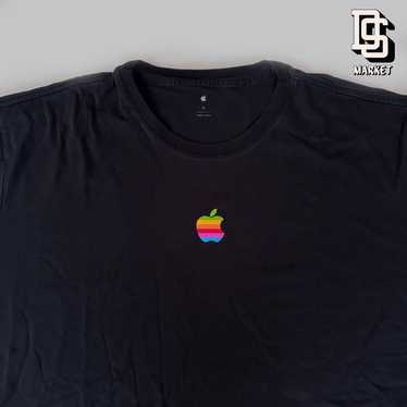 Apple APPLE RETRO RAINBOW LOGO TEE APPLE EMPLOYEE… - image 1